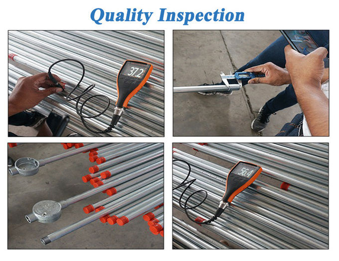 Grc IMC Conduit Pipe Electrical Rigid Conduit With A Coupling A Plastic Cap