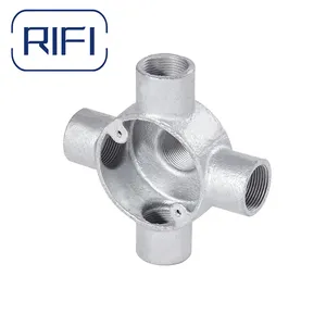 Intersection Box-4 Way Malleable Iron Circular Junction Box