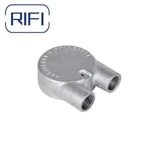 U Box - Branch 2 way Malleable Iron Circular Junction Box