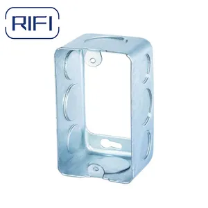 4 x 2 Inch Rectangular Steel Handy Box Extension Ring