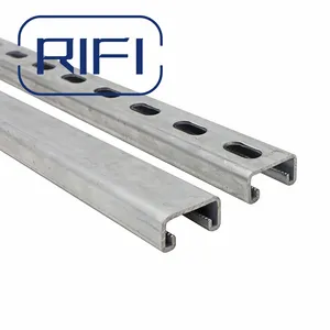 13-16 Unistrut Hot Dip Galvanized Slotted Channel