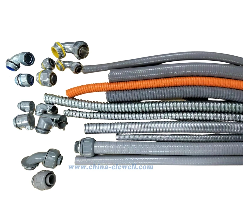 Galvanized Steel 電気 Flexible Conduit for Wire and Cable Protection
