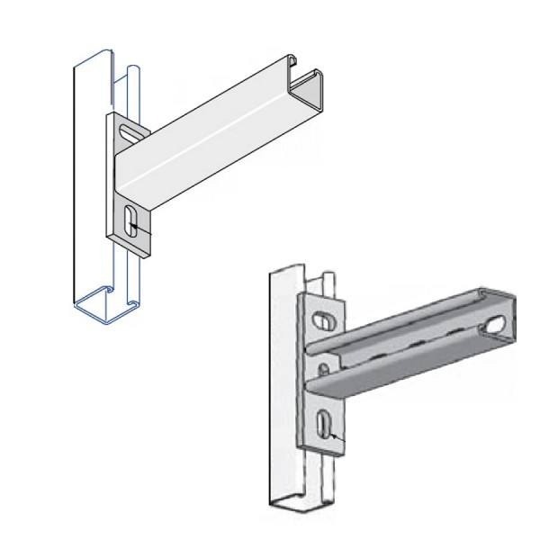 Strut Channel Wall Mount 41*41*2.5cm Power Strut Brackets Unistrut Cantilever Arm