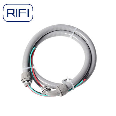 Nonmetallic Weatherproof 2 Inch Pvc Conduit Liquid Tight Flexible Grey  UL