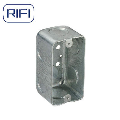 2x4 Square Steel Box One Gang Two Gang Electrical Conduit Fittings Outlet Box
