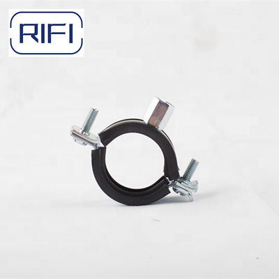 Carbon Steel Electrical Conduit Clamps Heavy Duty Pipe Clamp With EPDM