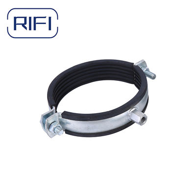 Carbon Steel Electrical Conduit Clamps Heavy Duty Pipe Clamp With EPDM