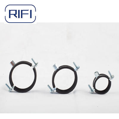 Carbon Steel Electrical Conduit Clamps Heavy Duty Pipe Clamp With EPDM