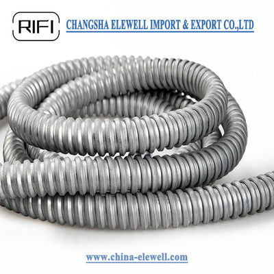 Galvanized Flexible Conduit And Fittings 3 / 8 Inch Flexible Metallic Conduit
