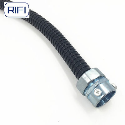 PVC Coated Flexible Conduit And Fittings Electrical Steel Tube 3/8"