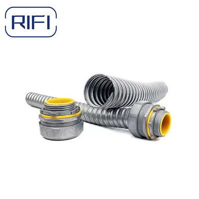 1 / 2 Inch Liquidtight Flexible Metallic Conduit Straight Seal Tight Connector