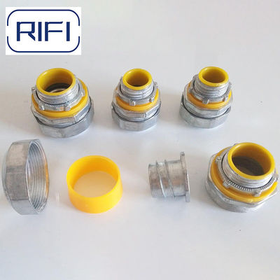 1 / 2 Inch Liquidtight Flexible Metallic Conduit Straight Seal Tight Connector