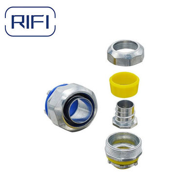1 / 2 Inch Liquidtight Flexible Metallic Conduit Straight Seal Tight Connector