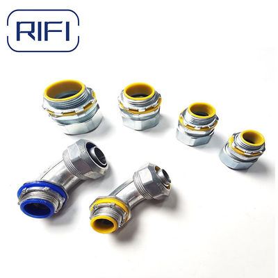 1 / 2 Inch Liquidtight Flexible Metallic Conduit Straight Seal Tight Connector