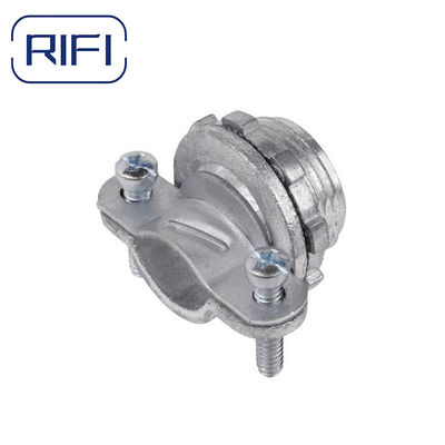Zinc Die Cast NM Cable Clamp Type Silver 3 / 8 Romex Connector