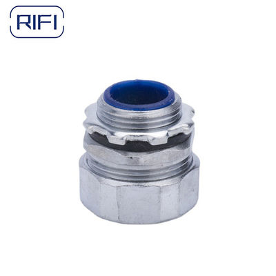 1/2 Inch Flex Conduit To Box DPJ Connector Zinc Die Cast For Wiring