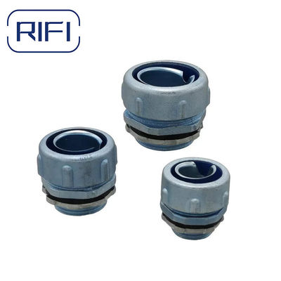 1/2 Inch Flex Conduit To Box DPJ Connector Zinc Die Cast For Wiring