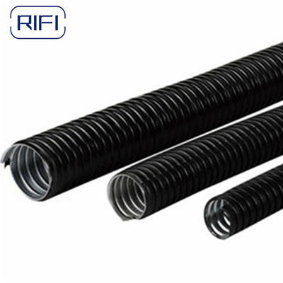 Black Orange Grey PVC Flexible Conduit Electrical Galvanized Steel Flexible Pipe Conduit