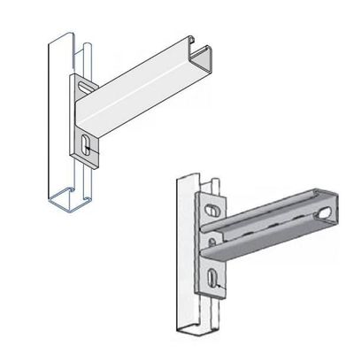 Wall Mount Strut Channel And Fittings Power Strut Brackets Unistrut Cantilever Arm