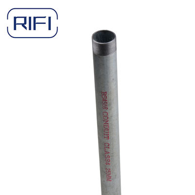 Thickness 1.4mm Class 4 Steel Conduit Gi Electrical Pipe For Project Directly