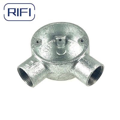 BS4568 Circular Junction Box 3 Way Electrical Conduit Fittings