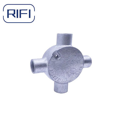 GI Circular Junction Box 4 Way Malleable Iron Electrical Metal Enclosure Box