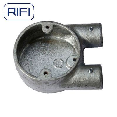 Malleable BS31/4568 Three Way Circular Junction Box 25mm Electrical Round Box