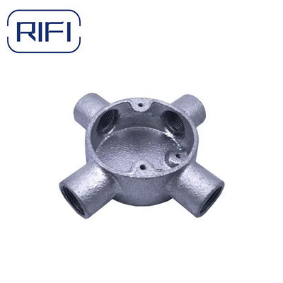Galvanized 4 Way Circular Box