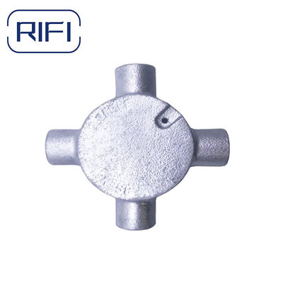 Hot Dipped Galvanized Circular Junction Box OEM Electrical Conduit Box