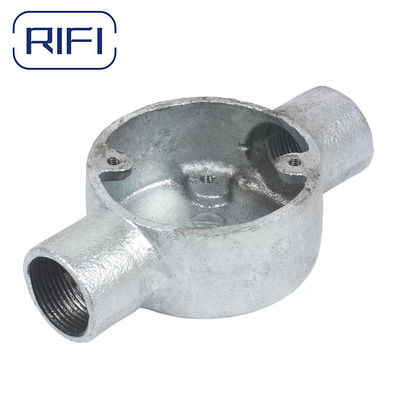 BS EN 61386 Circular Electrical Junction Box U way cable conduit box
