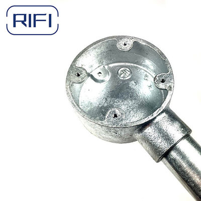Loop In Box Circular Junction Box Electrical Conduit With 20mm Hole