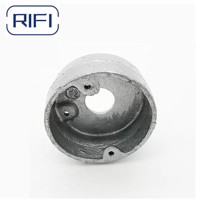 1 Hole 20mm Knockout Circular Junction Box Conduit Loop In Box