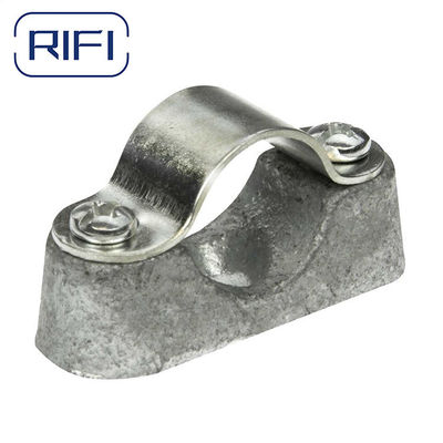 Size 32mm GI Flexible Conduit Fittings Customize Conduit Distance Saddles