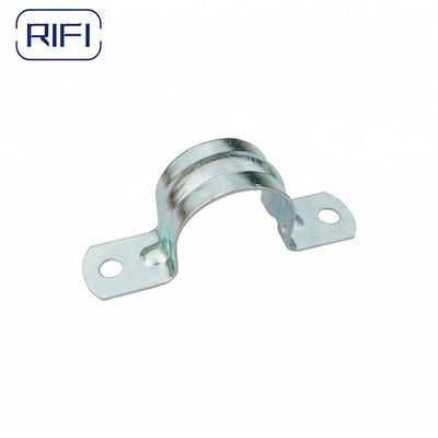 EMT Conduit Fittings Galvanized Saddle Clamp 2 Hole Strap EMT Conduit Strap