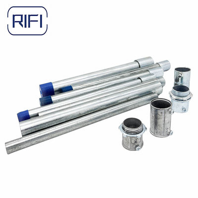 HDG EMT Galvanized Steel Conduit OEM Metal Conduit 2 Inch Whithou Thread