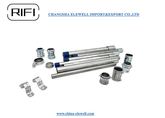 Galvanized Rmc IMC Conduit Pipe 1 / 2 Inch To 6 Inch Rigid Metal Conduit