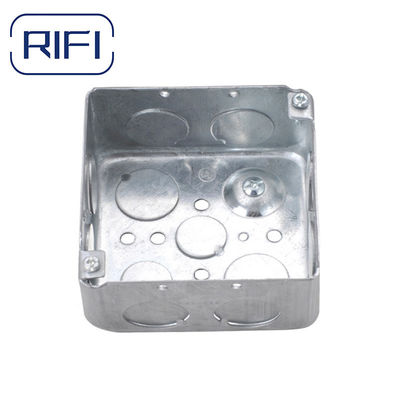 4"*4" Square Galvanized double Gang Metal Electrical Box Junction Box