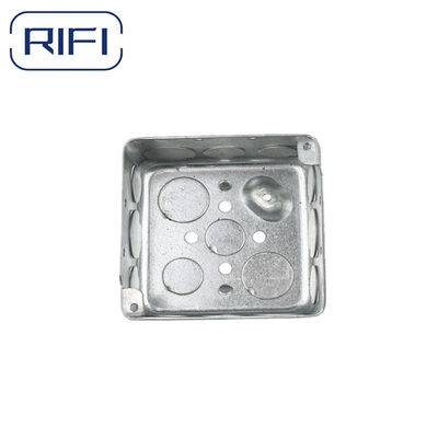 4"*4" Square Galvanized double Gang Metal Electrical Box Junction Box