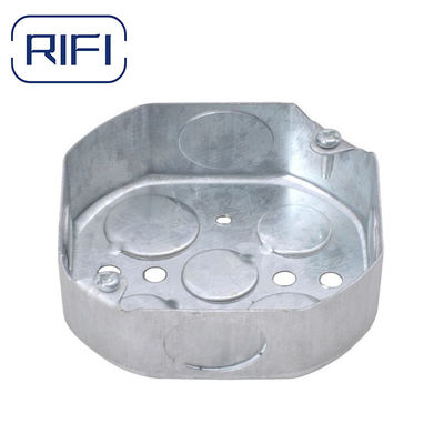 Galvanized Metal Box Octagonal Conduit Box Cover Blank Cover with Knockouts
