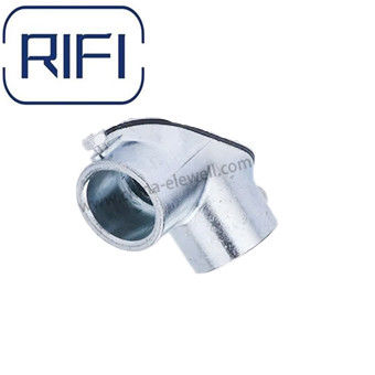 Silver EMT Conduit Fittings 1 Inch Metal Electrical EMT Pull  Elbow
