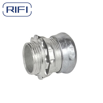 Galvanised Metal IMC Conduit Fittings Electrical Connector Compression Type