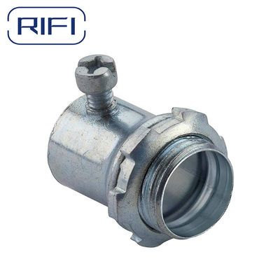 Galvanised Metal IMC Conduit Fittings Electrical Connector Compression Type