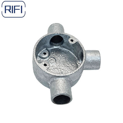 4 Way Electrical Box Fittings BS4568 / BS31 GI Conduit Fittings
