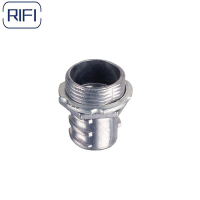 Flexible Metal 1 Inch Conduit Fittings Zinc Screw In Connector