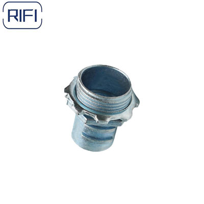 Flexible Metal 1 Inch Conduit Fittings Zinc Screw In Connector