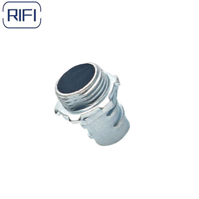 Flexible Metal 1 Inch Conduit Fittings Zinc Screw In Connector