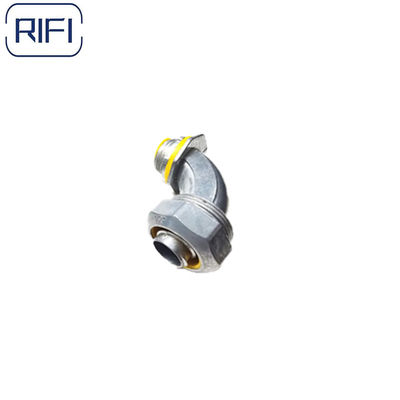 OEM Flexible Conduit And Fittings Flexible Metal Conduit Connectors 90 Degree
