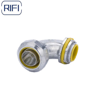 OEM Flexible Conduit And Fittings Flexible Metal Conduit Connectors 90 Degree