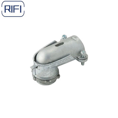 Flexible 90 Degree Bx Connector Fmc Angle Squeeze Metal Hose Connector