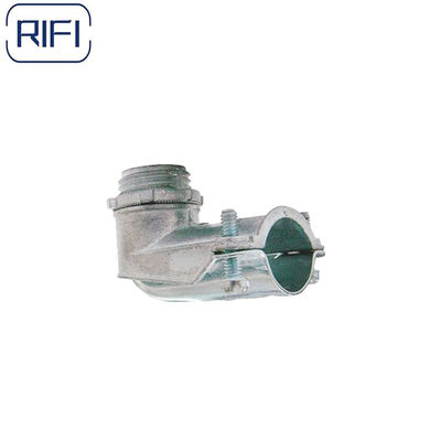 Flexible 90 Degree Bx Connector Fmc Angle Squeeze Metal Hose Connector